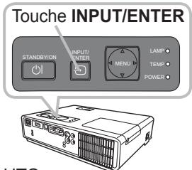 HITACHI CPX4 - Sélectionner un signal d'entrée - 2
