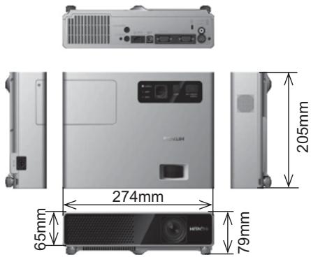 HITACHI CPX4 - \section*{Caracteristiques techniques} - 1