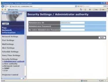 HITACHI CPX4 - Security Settings (Paramètres Sécurité) - 1