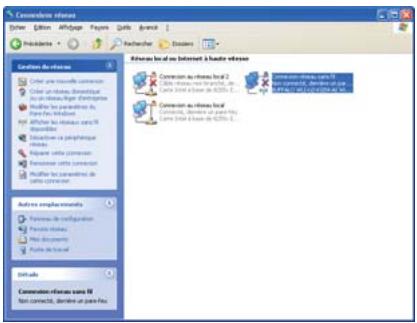 HITACHI CPX4 - Configuration d'une connexion sans fil à un réseau local (LAN) - 1