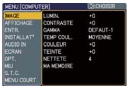 HITACHI CPX4 - Menu IMAGE - 1
