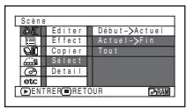 HITACHI DZ-GX3200A - SELECTION DE SCENES SUR L'ECRAN DE MENU (SELECTIONNER) - 1