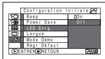 HITACHI DZ-GX3300A - ACTIVATION OU DÉSACTIVATION DU TÉMOIN DE TOURNAGE (TÉMOIN D'ENREGISTREMENT) - 1