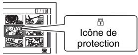 HITACHI DZ-GX3300A - PROTECTION DE SCÉNES SUR UNE CARTE (VERROU) - 1