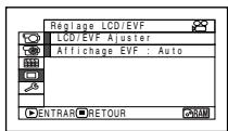 HITACHI DZ-GX3300A - Réglage LCD/EVF - 1
