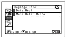 HITACHI DZ-GX3300A - Réglage Date - 1