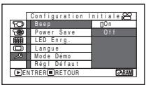 HITACHI DZ-GX3300A - ACTIVATION OU DÉSACTIVATION DU SIGNAL SONORE DE FONCTIONNEMENT (BIP) - 1