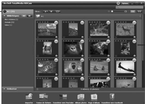 HITACHI DZ-HV1074 - Fichiers multimédia stockés dans l'appareil - 1