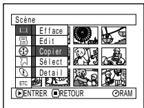 HITACHI DZ-MV380A - COPIE D'IMAGES FIXES D'UN DISQUE DVD-RAM SUR UNE CARTE (COPIER) - 1