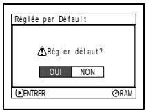 HITACHI DZ-MV380A - REMISE À L'ÉTAT INITIAL DES PARAMÉTRAGES DE MENU SUR LEURS RÉGLAGES IMPLICITES (RÉGL DÉFAUT) - 2