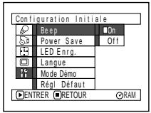 HITACHI DZ-MV380A - COMMUTATION DE L'ACTIVATION OU DE LA DÉSACTIVATION DU SIGNAL SONORE DE COMMANDE (BIP) - 1
