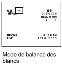 HITACHI DZ-MV380A - CALAGE DE LA COULEUR (BALANCE DES BLANCS) - 1