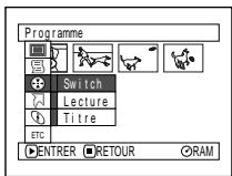 HITACHI DZ-MV380A - COMMUTATION D'AFFICHAGE DE VIGNETTE D'UNE DATE SPECIFIQUE (SWITCH) - 1
