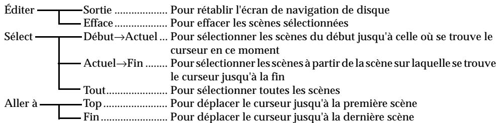 HITACHI DZ-MV380A - - Édition en utilisant le sous-menu - 4