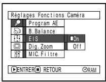 HITACHI DZ-MV380A - UTILISATION DU STABILISATEUR D'IMAGE ÉLECTRONIQUE (EIS) - 1