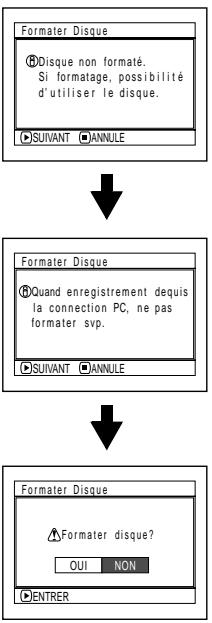 HITACHI DZ-MV380A - Quand un disque DVD-R totalement neuf est utilisé - 1