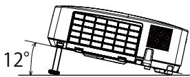 HITACHI ED-X52 - Réglage de l'élevateur du projecteur - 1