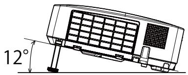 HITACHI CP-RX93 - Réglage de l'élevateur du projecteur - 1