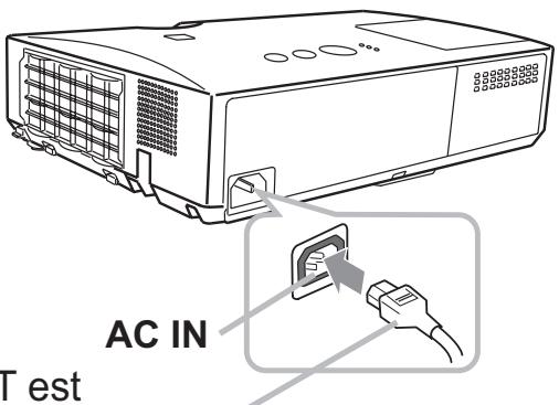 HITACHI CP-RX93 - Connexion électrique - 1