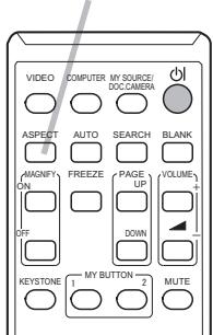 HITACHI CP-RX93 - Sélectionner un rapport de format - 4