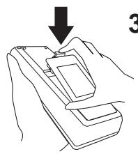 HITACHI CP-RX93 - Préparer la télécommande - 3