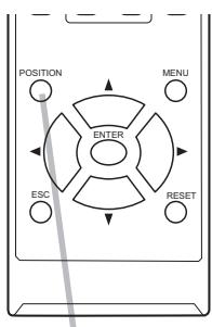 HITACHI CP-RX93 - Régler la position - 1