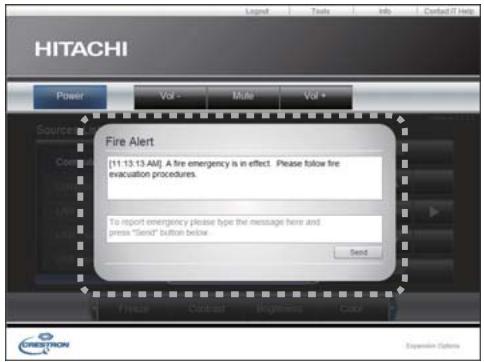 HITACHI CP-X2521WN - Alerte - 1