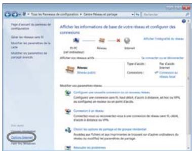 HITACHI CP-X2521WN - Paramètres “Options Internet” - 1