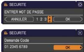 HITACHI CP-X2521WN - Si vous avez oublié votre mot de passer - 1