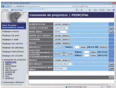 HITACHI CP-X3021WN - Commande du projecteur - 1