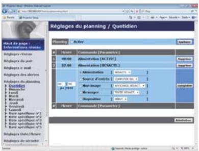 HITACHI CP-X3021WN - Prévision d'événements - 1