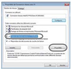HITACHI CP-X3021WN - Configuration d'une connexion sans fil à un réseau local (LAN) - 3