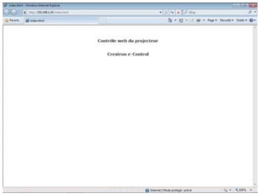 HITACHI CP-X3021WN - Contrôle Web - 1
