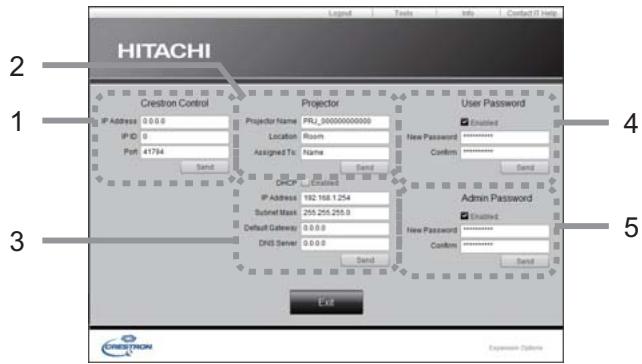 HITACHI CP-X3021WN - Fenêtre Tools - 1