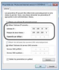 HITACHI CP-X3021WN - Réglage de connexion réseau manuel - LAN sans fil - (suite) - 1