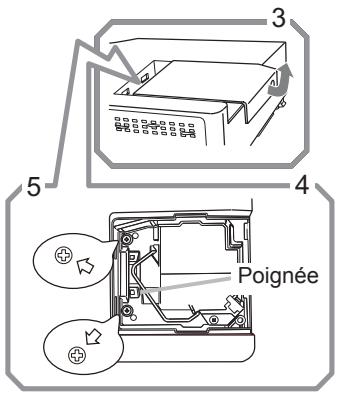 HITACHI CP-X3021WN - Remplacement de la lampe - 1