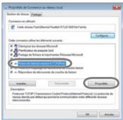 HITACHI CP-X3021WN - Réglage de connexion réseau manuel - Câble LAN - (suite) - 2