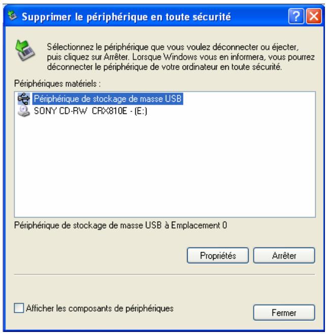 D-JIX 210 - Déconnecter le lecteur - 1
