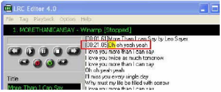 D-JIX 345 - LRC Editor - 5