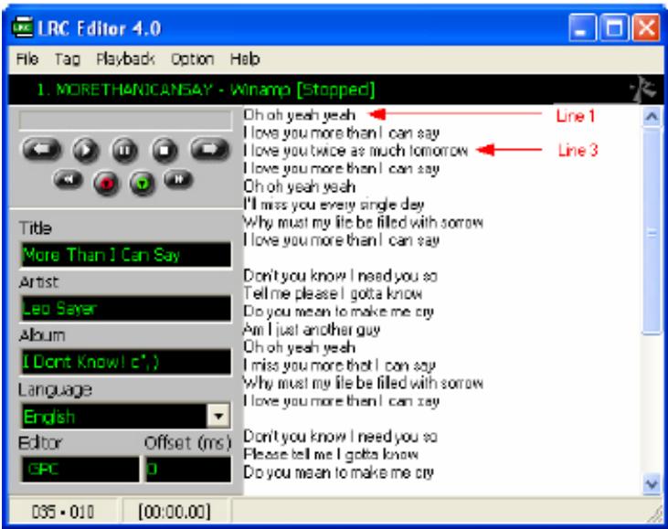D-JIX 345 - LRC Editor - 2
