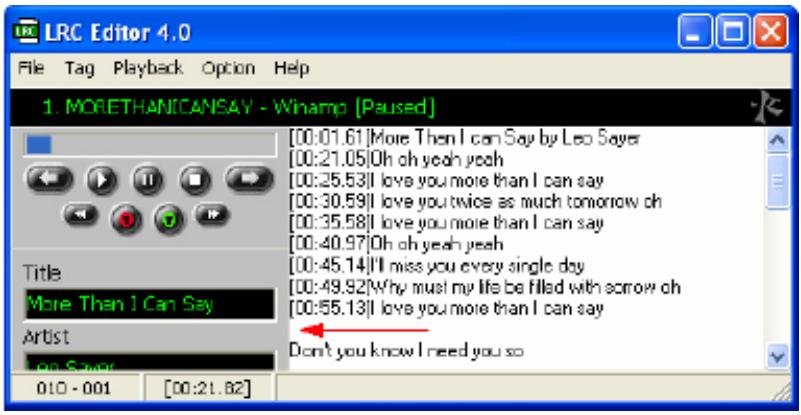 D-JIX 345 - LRC Editor - 6