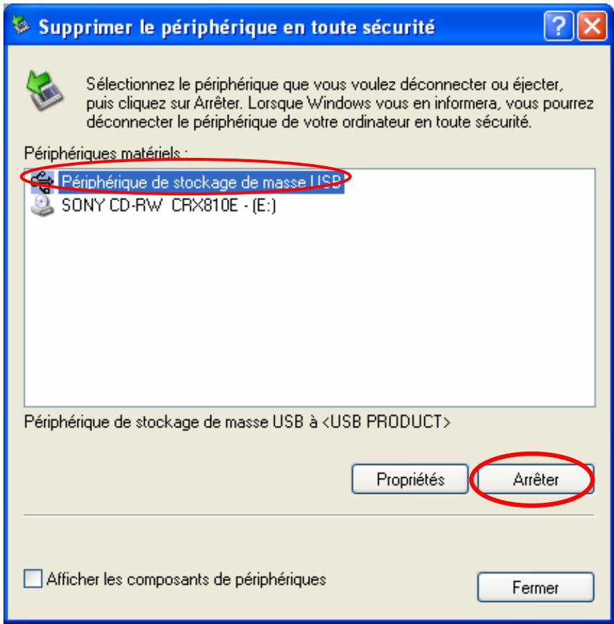 D-JIX 345 - Déconnecter le lecteur - 1