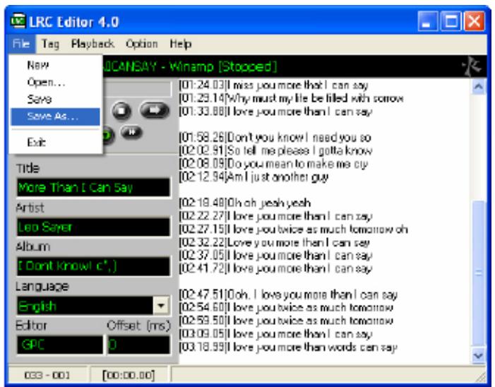 D-JIX 345 - LRC Editor - 7
