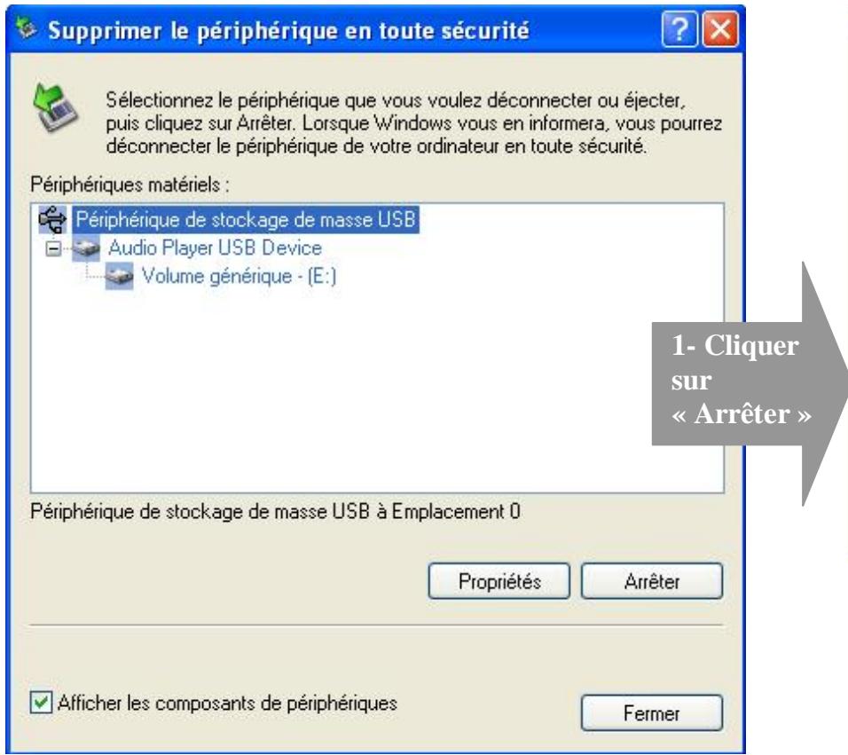 D-JIX FROGGY - Déconnecter le lecteur - 1