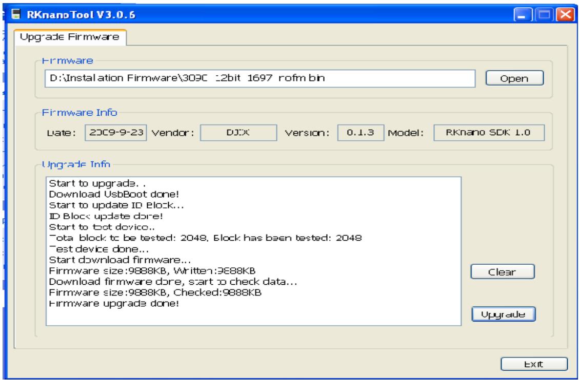 D-JIX M280 - Pour réinstaller le firmware : - 3