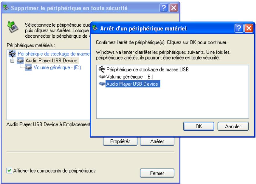 D-JIX M360 FM - Déconnecter le lecteur - 2