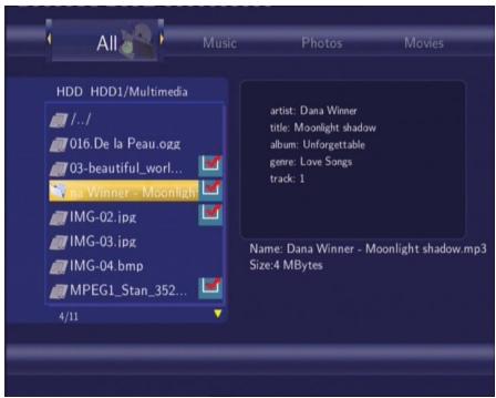 MEMUP MEDIA DISK ZX - Ajouter des fichiers à la liste d'écoute - 1