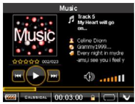 MEMUP V-SLIM - Écouter des fichiers audio wma/mp3 avec le v-slim - 1