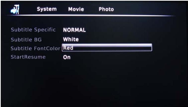 MEMUP MEDIADISK FX HD - Configuration de films - 1