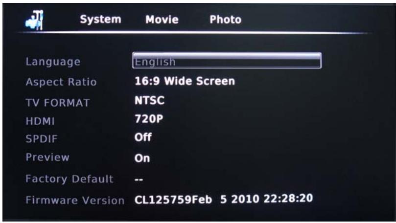 MEMUP MEDIADISK FX HD - Configuration du système - 1
